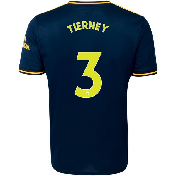 Trikot Arsenal NO.3 Tierney Ausweich 2019-20 Blau Fussballtrikots Günstig